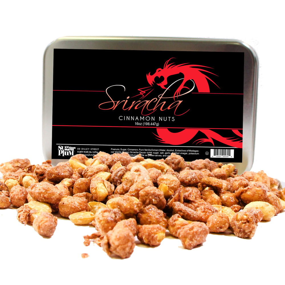 Image of Sriracha Nuts Tin 16 OZ