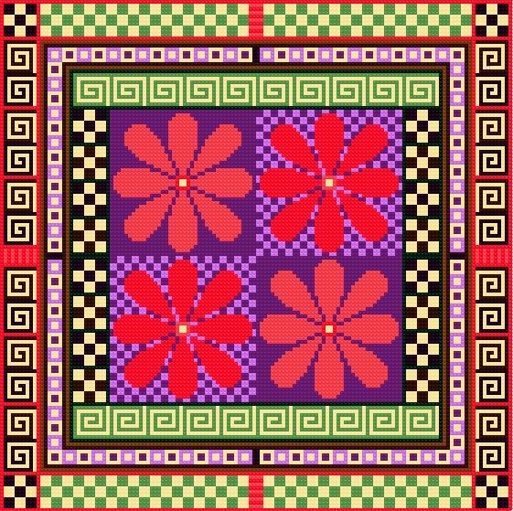 Image of Flower Cross Stitch