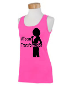 Image of WOMEN'S #TEAMTRANSFORMATION Tank (PINK)