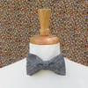 Charcoal Chambray Bow Tie