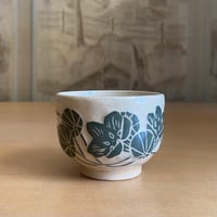 Image 4 of mini bowl, french blue nasturtium