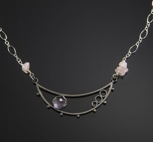 Image of Bubble Necklace Boat Shape