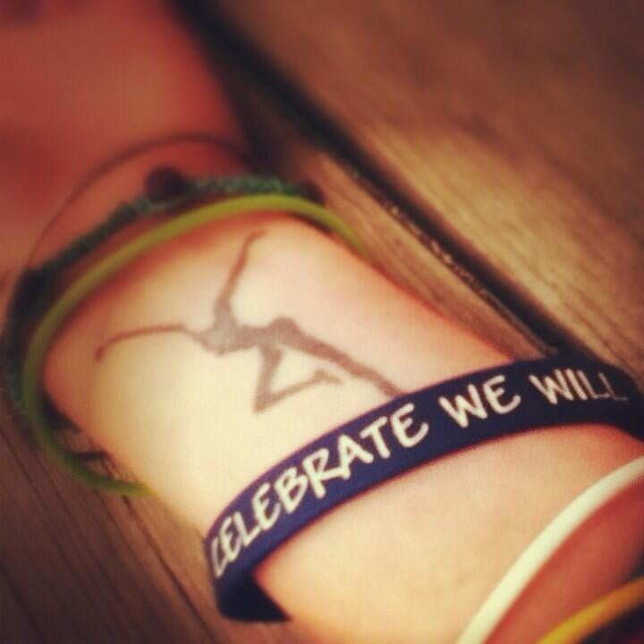 Image of CELEBRATE WE WILL silicone bracelet