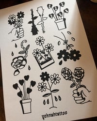 Image 2 of Flowers are for everyone - A4