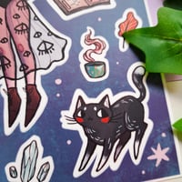 Image 2 of Little Witch - vinyl sticker set