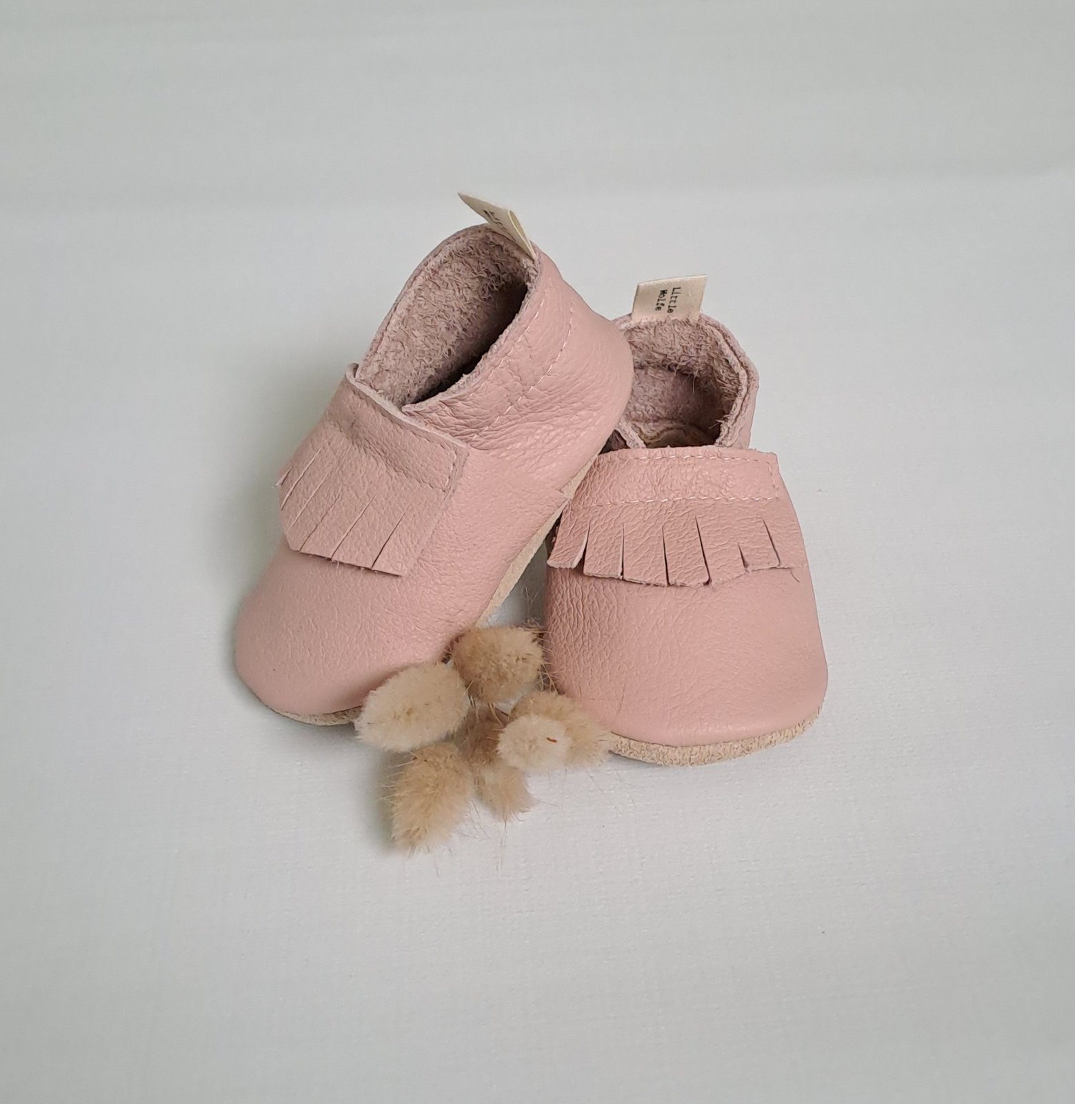 Baby pink moccasins online