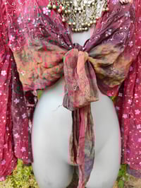 Image 7 of Wanderlust Stevie top Maroon glitter  throughout upto 14