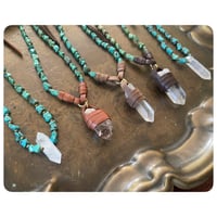 Image 3 of Ariella Necklaces - Turquoise and Quartz