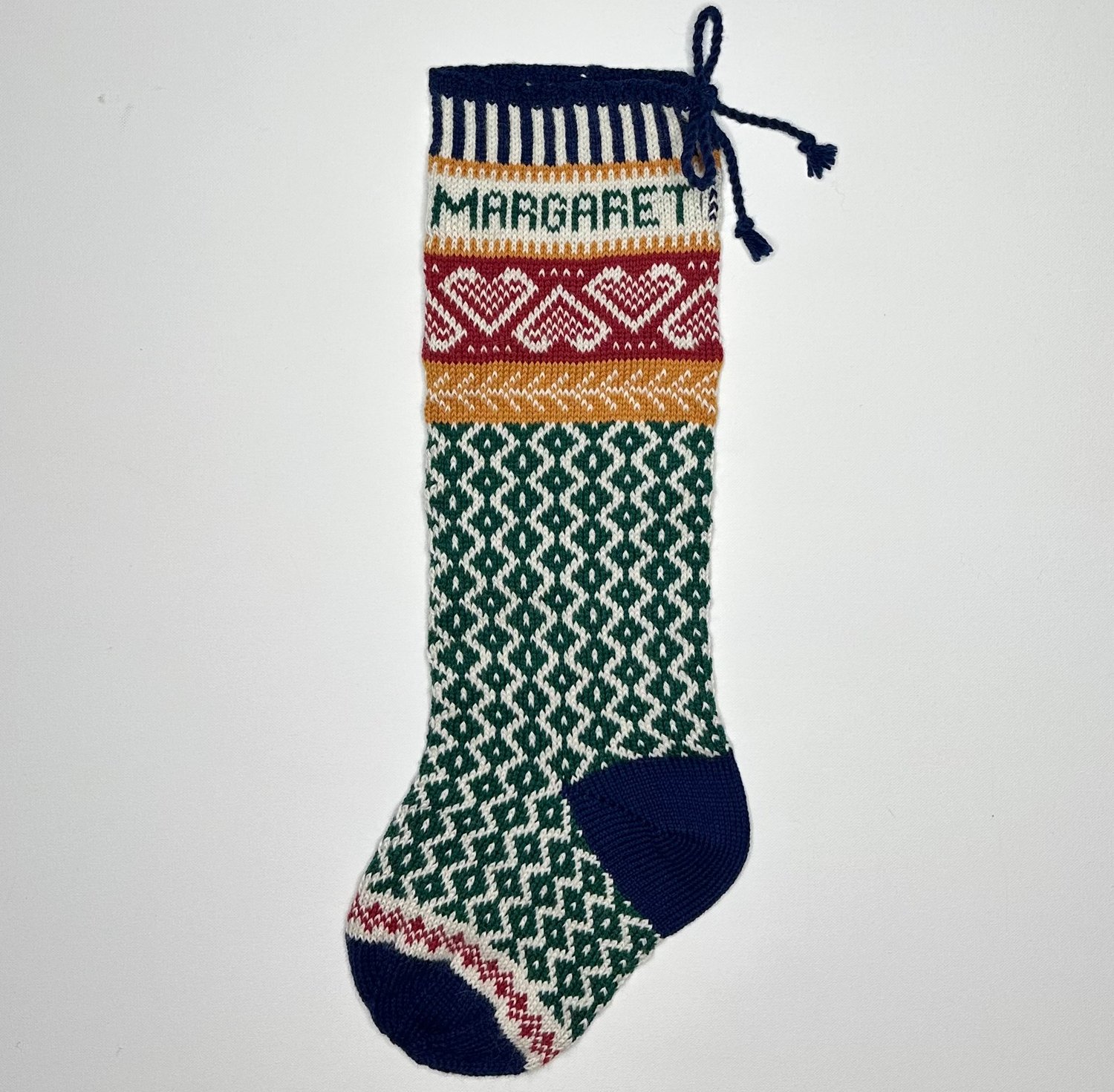 Image of Hearts Christmas Stocking