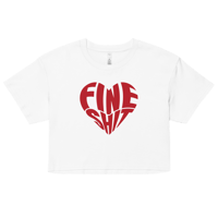 Image 1 of Fine Shit Crop Top