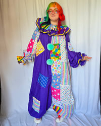 Image 4 of Purple Rainbow clownsuit "L"