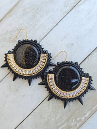 Image 1 of Black Gold earrings 