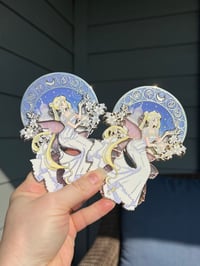 Image 1 of Moon Castle enamel pin - 2 options 