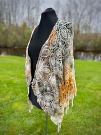 Image 2 of TieDyed Lace Shawl