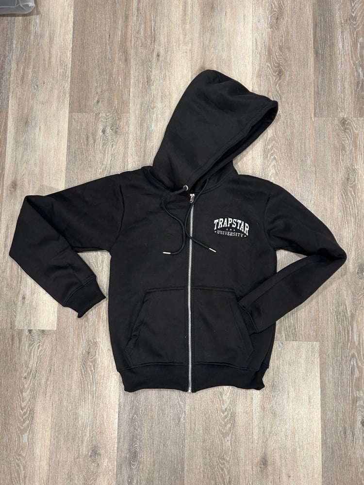 Image of Black TrapStar University “Puff” Sweatsuit