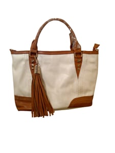 Image of Rivet Lady Handbag With Tassel