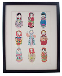 Image 4 of Limited Edition Hand Decorated Russian Doll Print