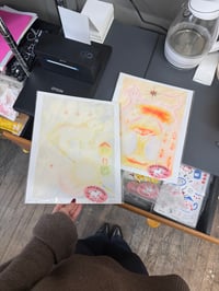 Image 2 of Auric Lifespan 3 color riso print