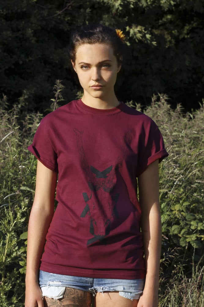 Image of Ensky | Roe Buck Skull T-shirt