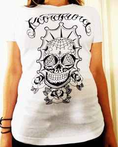 Image of Womens skull white