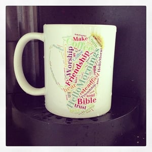 Image of HelloMornings Wordle Mug