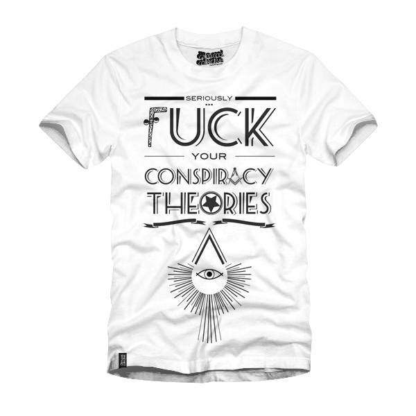 Image of Conspiracy Theories White Tee