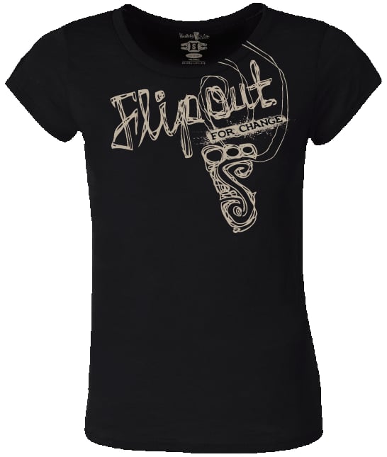 Image of Flip Out For Change T-shirt - Female 