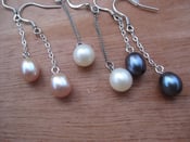 Image of Solitaire Drop Earrings