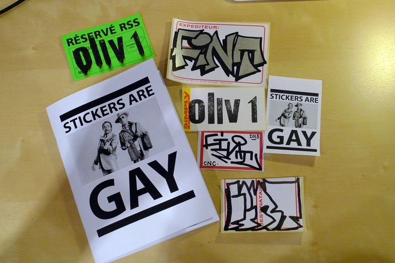 Image of Stickers are Gay # 1