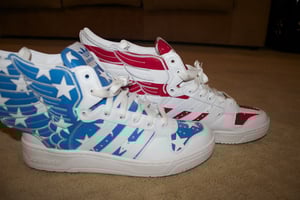 Image of Adidas - Jeremy Scott Stars & Stripes