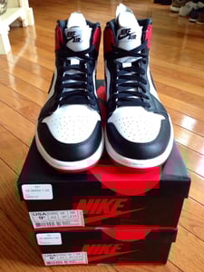 Image of Air Jordan Retro 1 "Black Toe"