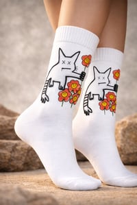 Image 3 of White Bandit Socks 