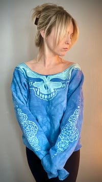 Image 3 of Large Slouchy Sweatshirt purple