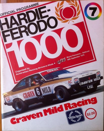 Image of 1979 Hardie Ferodo 1000, Bathurst Programme