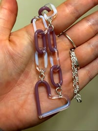 Image 2 of 17" Moonstone x Mauvelous + Sterling Silver Chain Necklace