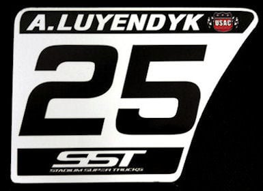 Image of #25 Arie Luyendyk, Jr Number Plate