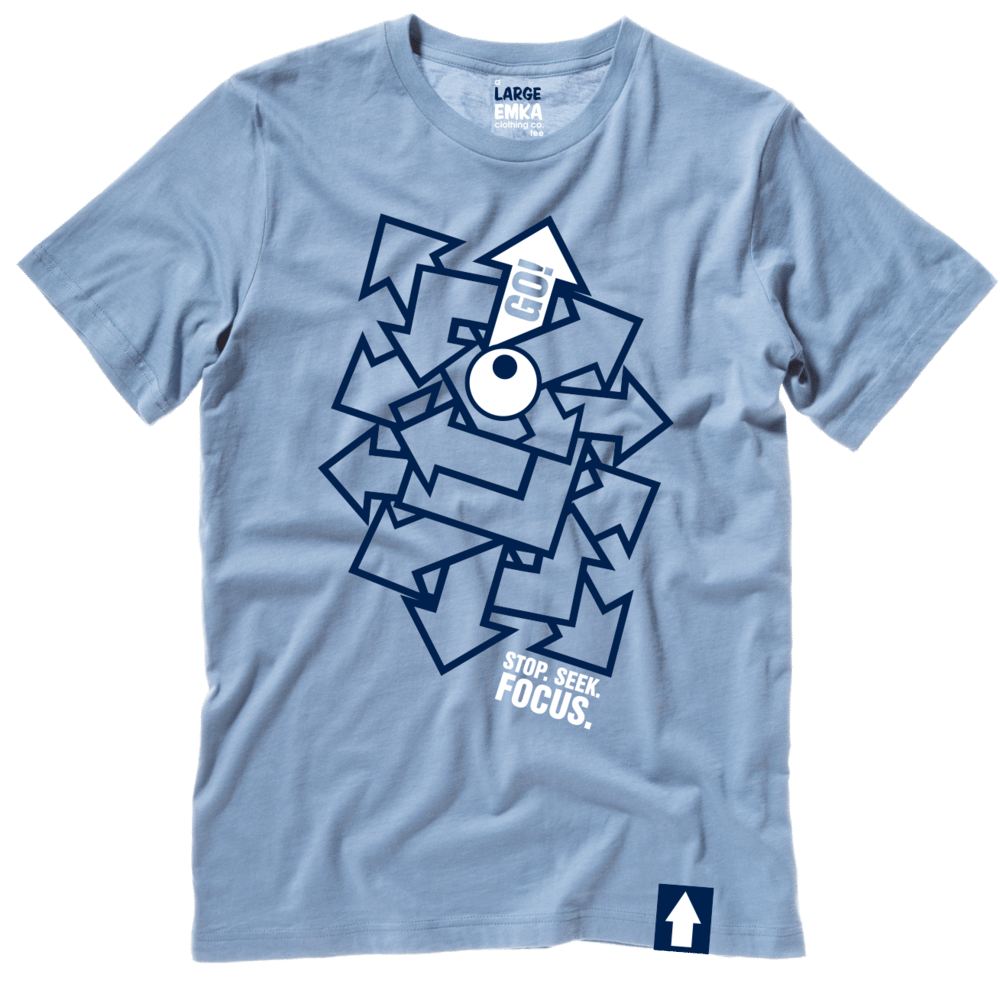 Image of "Stop, Seek, Focus, Go!" Tee