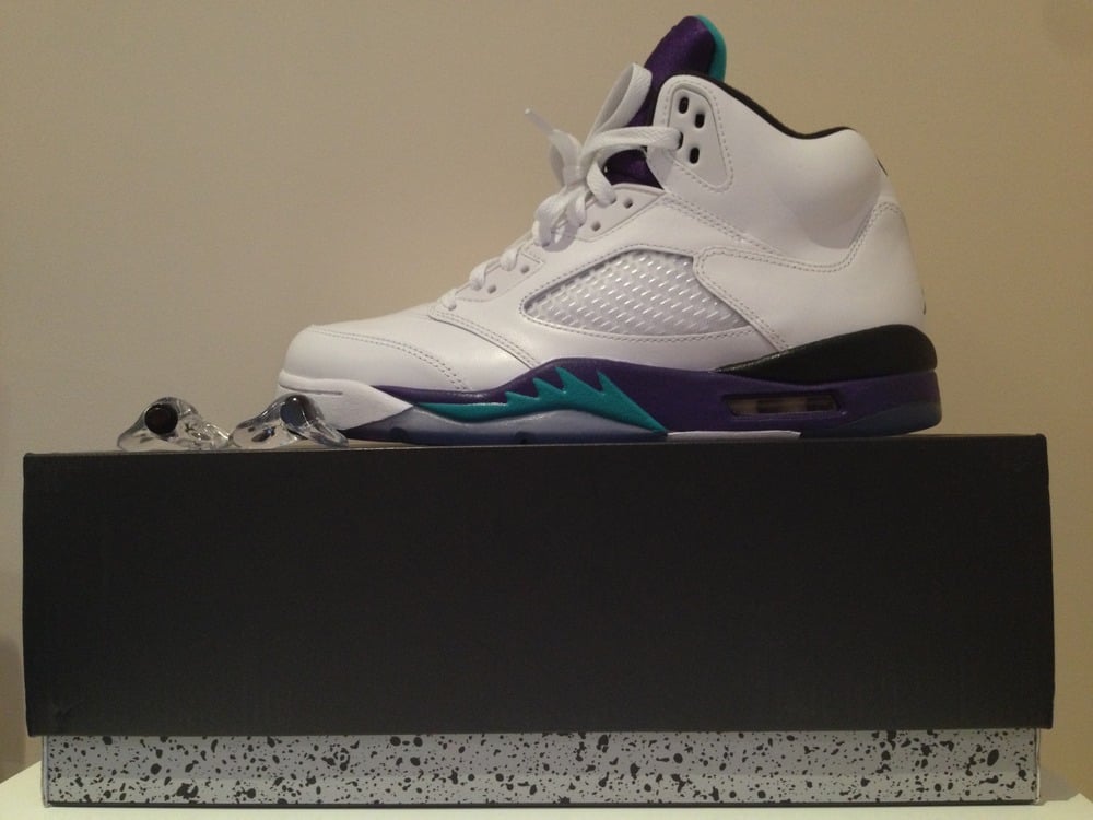 Image of Air Jordan V 'Grape' UK8