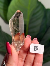 Image 2 of CHOOSE YOUR OWN NATURAL (UNPOLISHED) RUTILE IN QUARTZ POINT -BRAZIL-