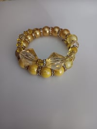 Image 1 of Yellow Wrap Bracelet 