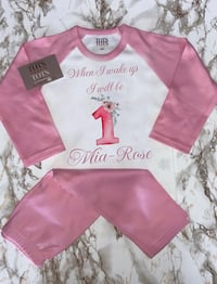 Pink Floral First Bday