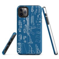 Image 4 of MK18 BLUE Tough Case for iPhone®