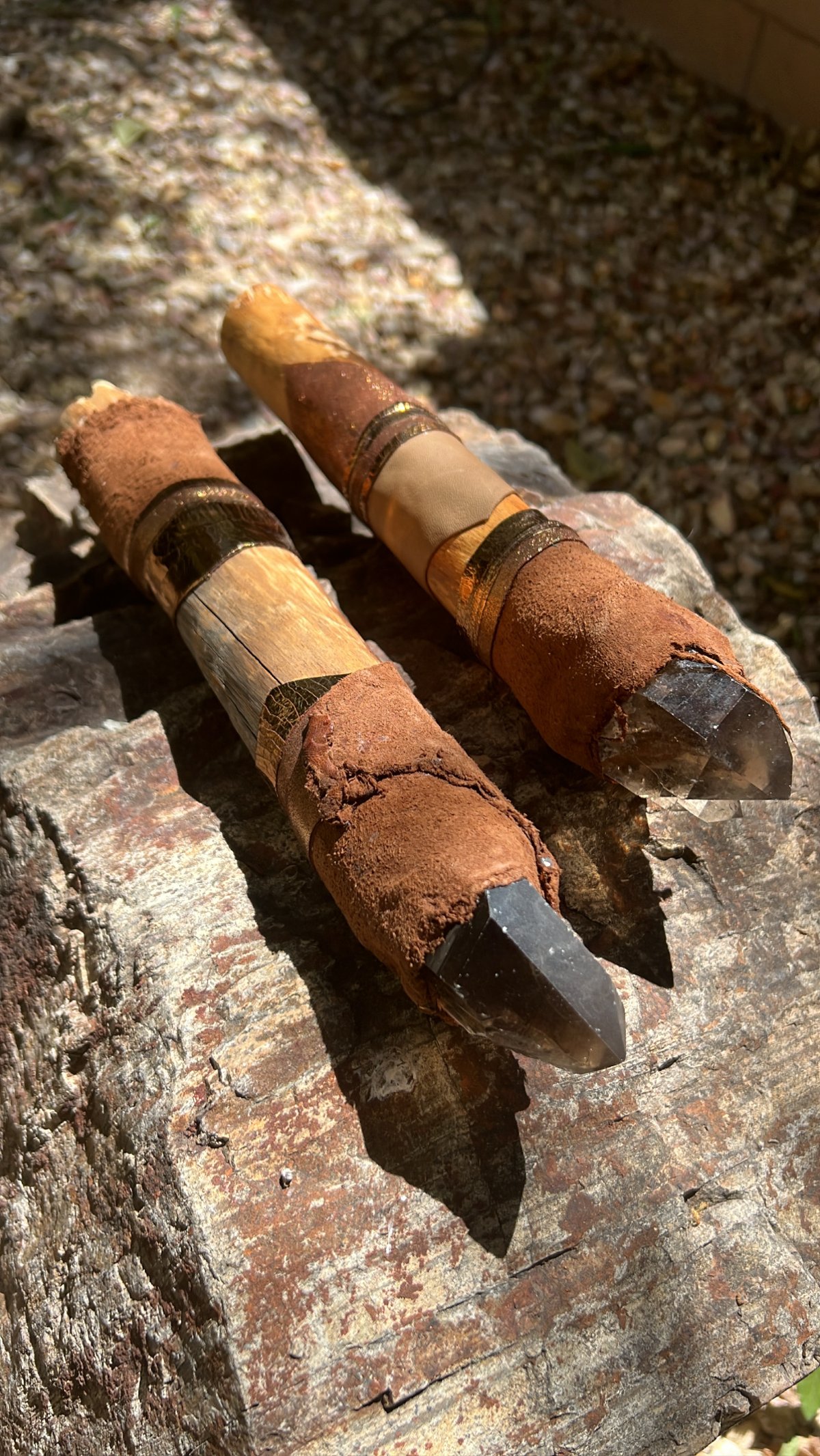 *new* smokey quartz wand 1