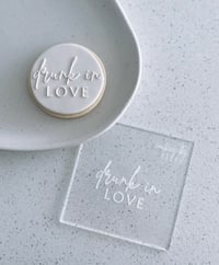 ‘Drunk in love’ raised stamp