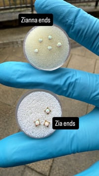 Image 1 of Anatometal Gold ends. 