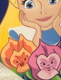 Image 2 of Alice In Wonderland Painting - Heart Shape