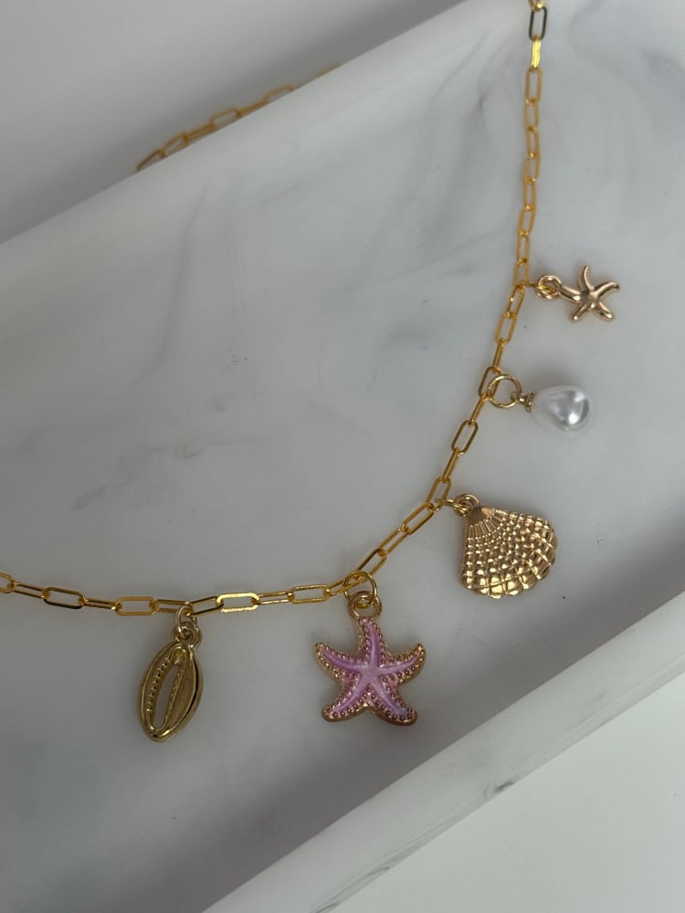 Image of Pink Sands Charm Necklace