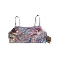 Image 1 of L/XL (40) Bralette in Soft Muted Geode Ice Dye