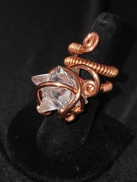 Image 2 of Adjustable Lemurian Merkaba Ring #1