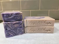 Image 1 of Blue Cedar & French Lavender.  Goat Milk.  Net wt5oz. 